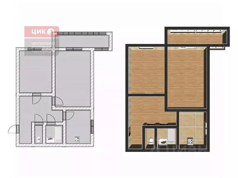 2-к кв. Рязанская область, Рязань Колхозная ул., 14к1 (50.0 м) - Фото 2