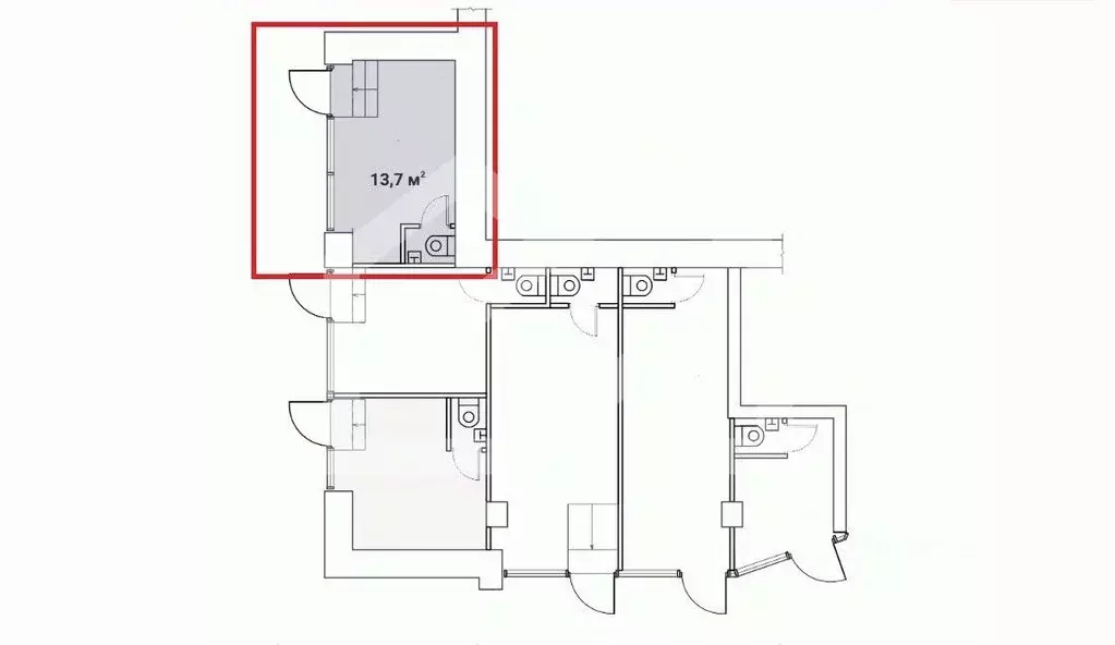 Помещение свободного назначения в Москва просп. Мира, 97 (13 м) - Фото 2
