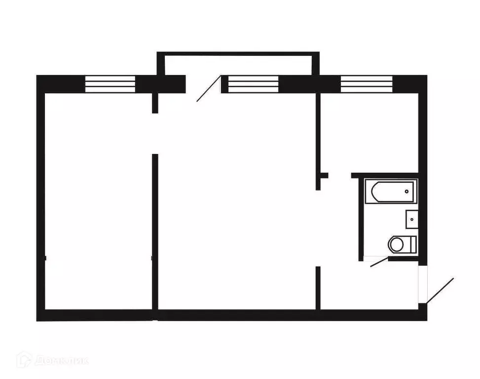 Продаётся 2-к квартира, 42.9 м - Фото 1