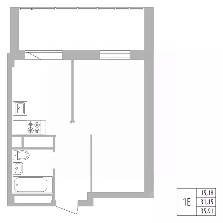 1-к кв. Татарстан, Набережные Челны ул. Раскольникова, 22 (35.9 м) - Фото 0