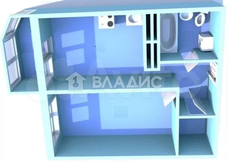 1-к. квартира, 34 м, 14/27 эт. - Фото 0