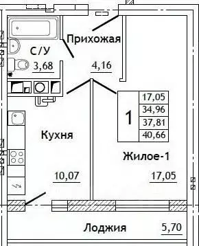 1-к кв. Смоленская область, Смоленский муниципальный округ, д. ... - Фото 0