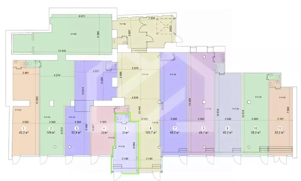 Помещение свободного назначения в Москва ул. Красная Пресня, 12 (21 м) - Фото 2
