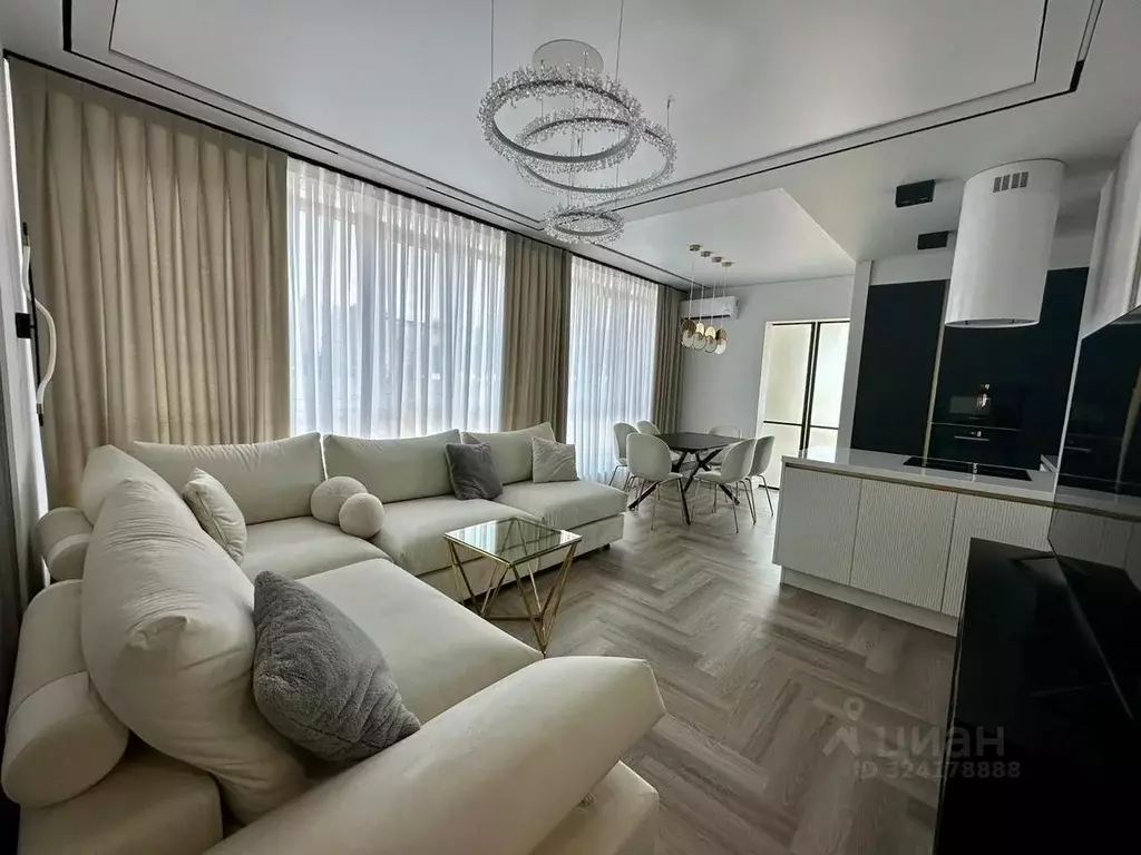 3-к кв. Краснодарский край, Сочи Пластунская ул., 123Ак3 (77.0 м) - Фото 1