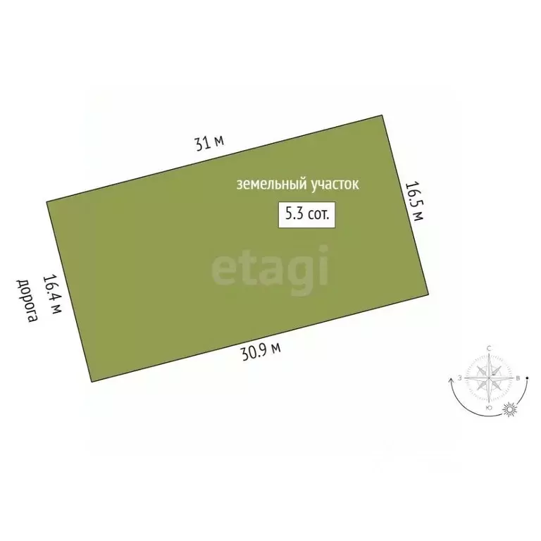 Участок в Ханты-Мансийский АО, Ханты-Мансийск Восточный мкр, 545 (5.33 ... - Фото 1