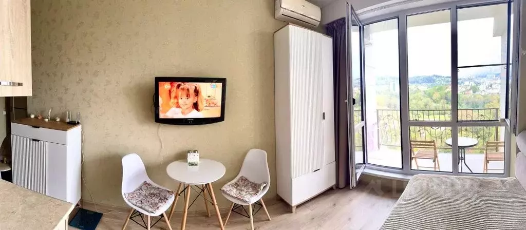 Студия Краснодарский край, Сочи Новый Сочи мкр, ул. Санаторная, 48 ... - Фото 1