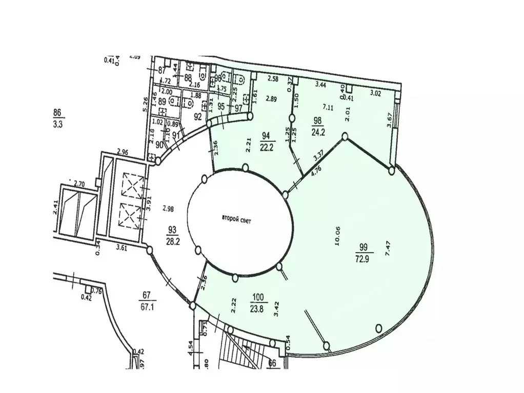Офис в Санкт-Петербург просп. Добролюбова, 8 (150 м) - Фото 2