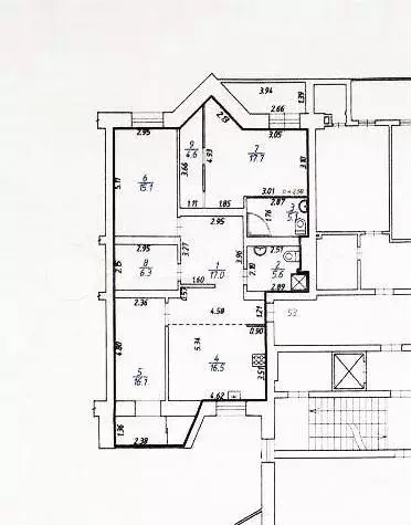 3-к. квартира, 104 м, 7/9 эт. - Фото 0