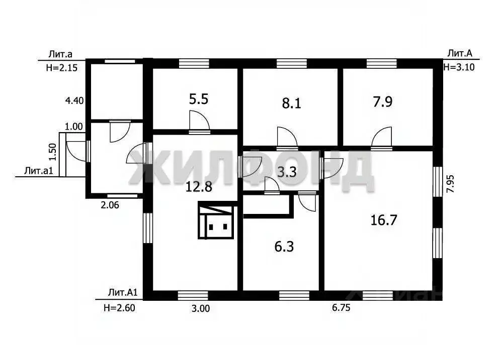 Дом в Хабаровский край, Хабаровск Имени Горького мкр, ул. Крайняя (62 ... - Фото 1