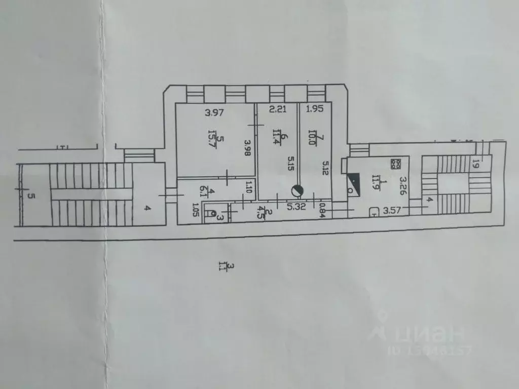 3-к кв. Санкт-Петербург ул. Достоевского, 21 (60.7 м) - Фото 0