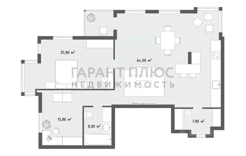 3-к кв. Липецкая область, Липецк Интернациональная ул., 16 (121.4 м) - Фото 2
