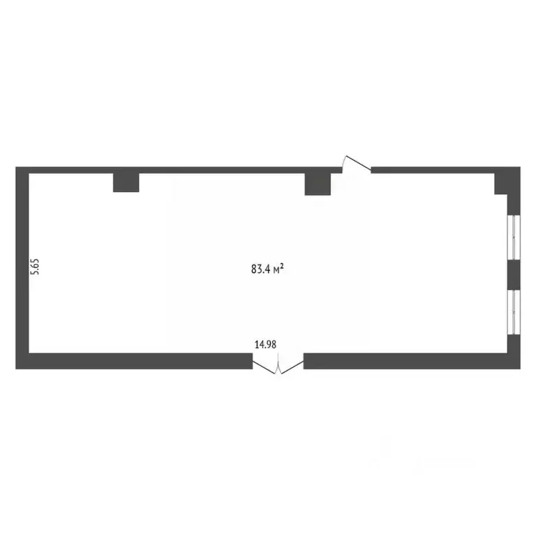 Офис в Тюменская область, Тюмень ул. Пермякова, 1 (83 м) - Фото 0