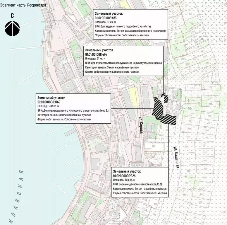 Участок в Севастополь, Севастополь, Балаклава г. ул. Башенная, 18 ... - Фото 1