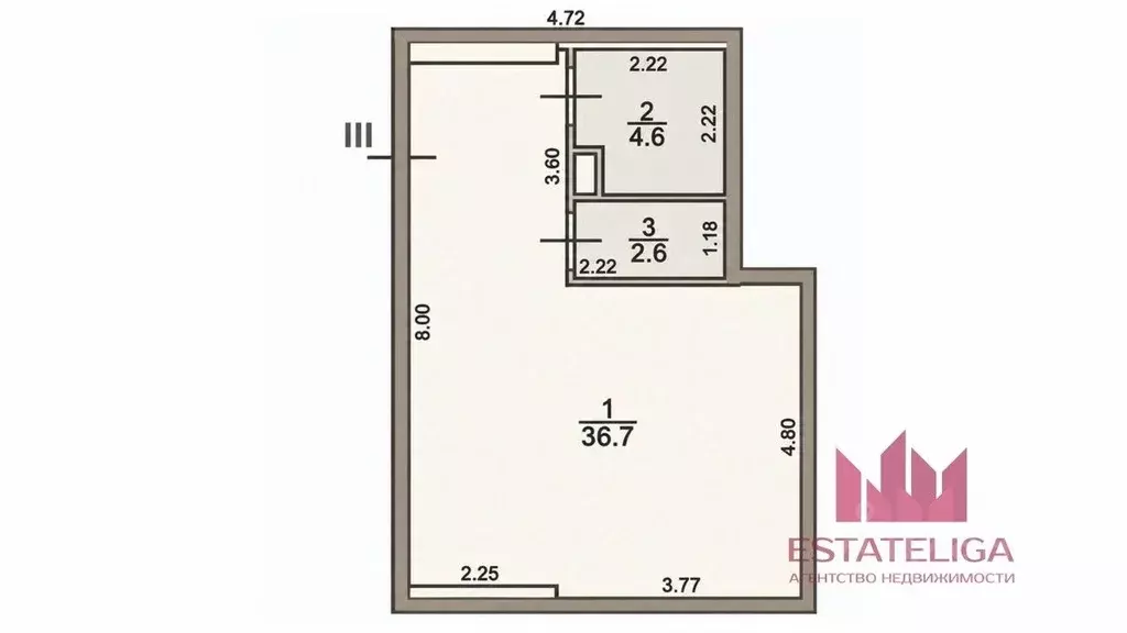 Помещение свободного назначения в Москва проезд Невельского, 3к1 (44 ... - Фото 2