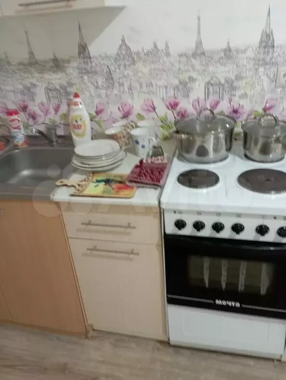 1-к. квартира, 40 м, 4/17 эт. - Фото 1