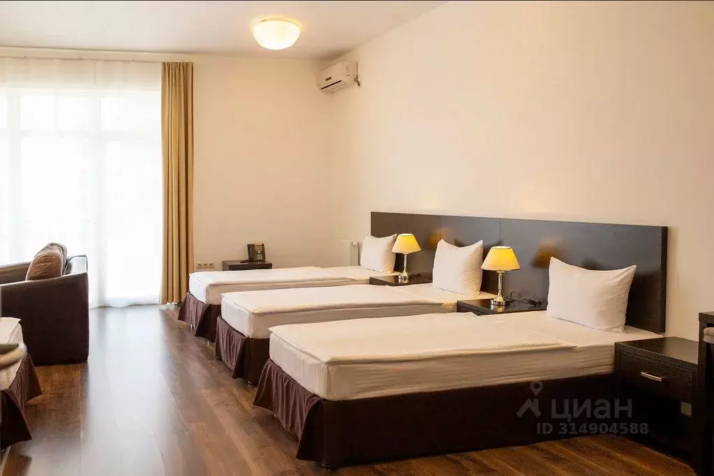 Комната Краснодарский край, Сириус пгт ул. Голубая, 1Ж (40.0 м) - Фото 0