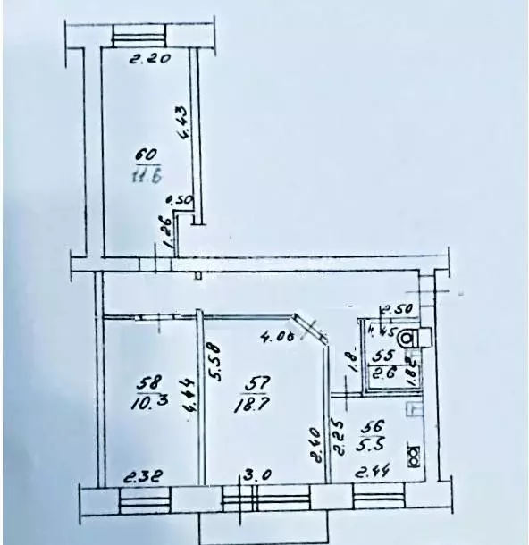 3-к кв. Кировская область, Киров ул. Воровского, 58 (54.3 м) - Фото 0