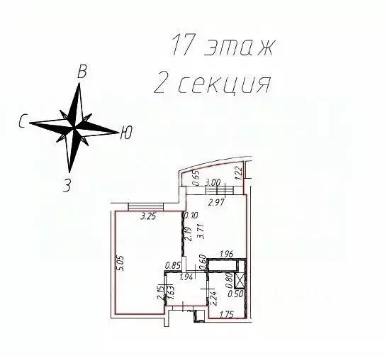 1-к кв. Московская область, Лобня ул. Колычева, 2 (31.4 м) - Фото 2