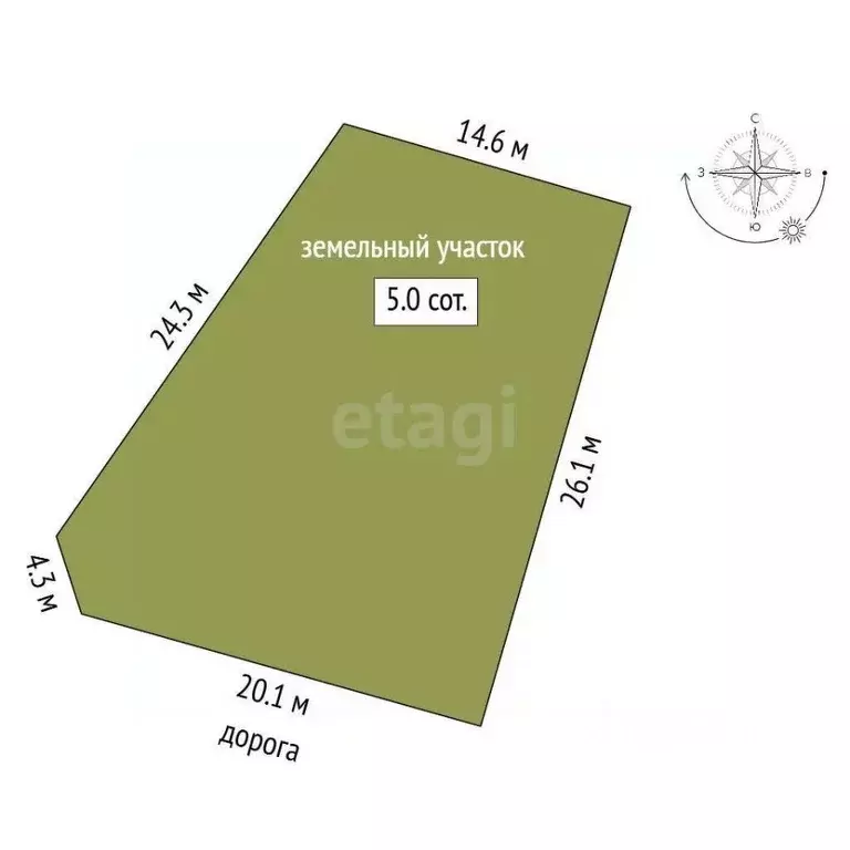 Участок в Ямало-Ненецкий АО, Новый Уренгой Северный Берег ДНТ, ул. 2-я ... - Фото 2