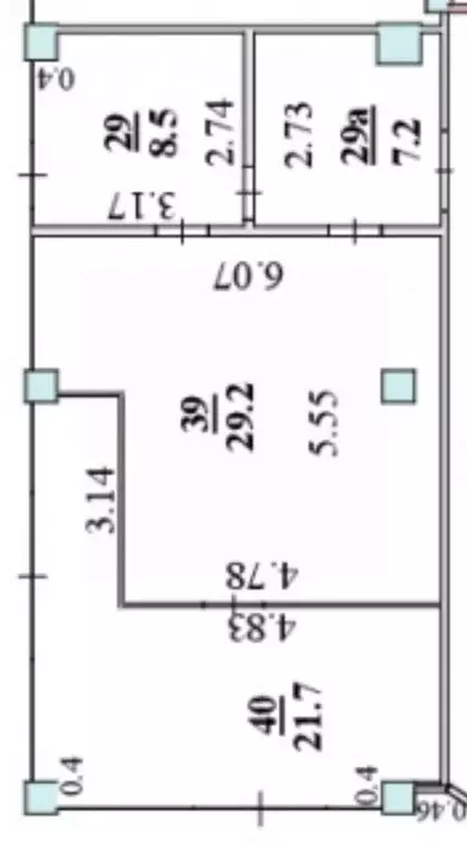 Торговая площадь в Липецкая область, Липецк ул. Хренникова, 1В (72 м) - Фото 2