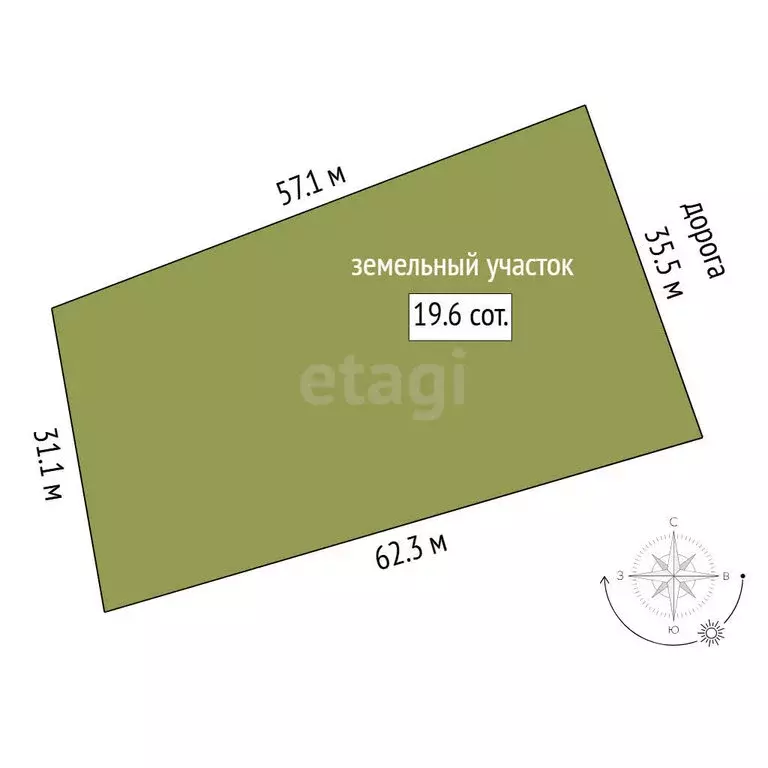 Участок в Свердловская область, Тугулымский муниципальный округ, ... - Фото 1