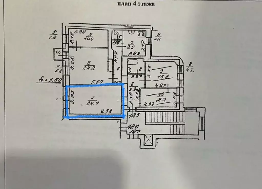 Комната Санкт-Петербург Лермонтовский просп., 50 - Фото 0