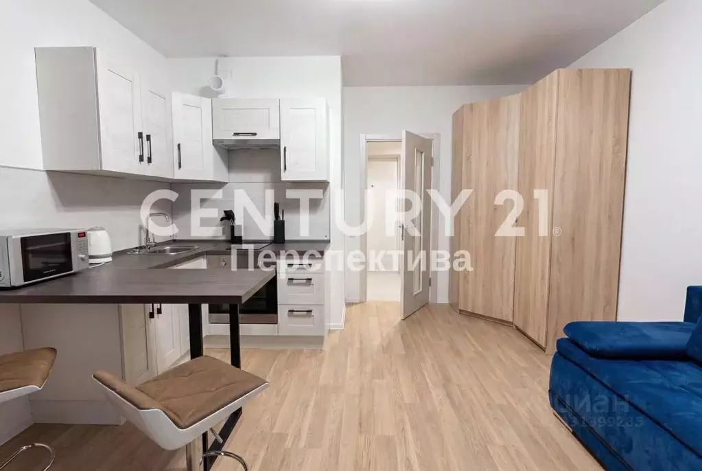 Студия Московская область, Люберцы ул. Юности, 7 (23.79 м) - Фото 2