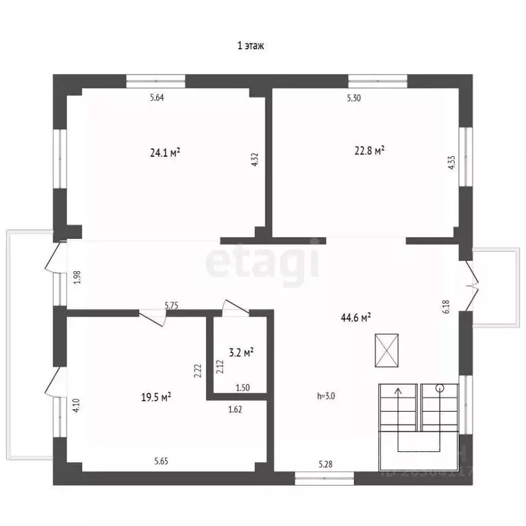 Дом в Севастополь ш. Качинское, 1Д\16 (262 м) - Фото 2
