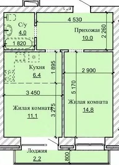 2-к кв. Алтайский край, Барнаул городской округ, Южный рп ул. Герцена, ... - Фото 0