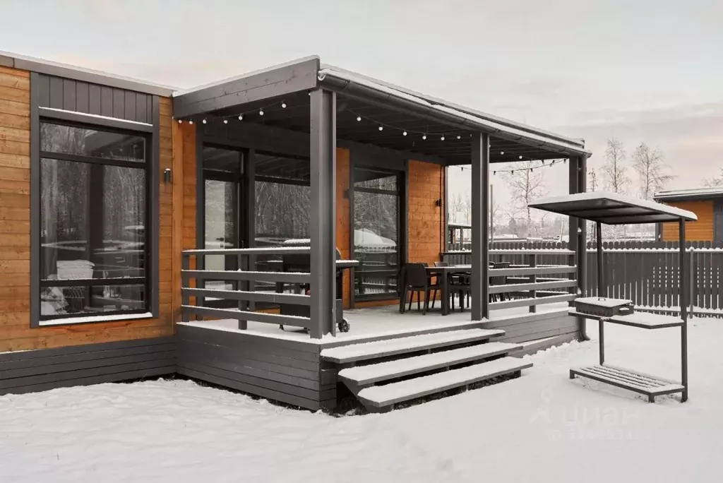 Дом в Ленинградская область, Приозерский район, Сосновское с/пос, ... - Фото 1