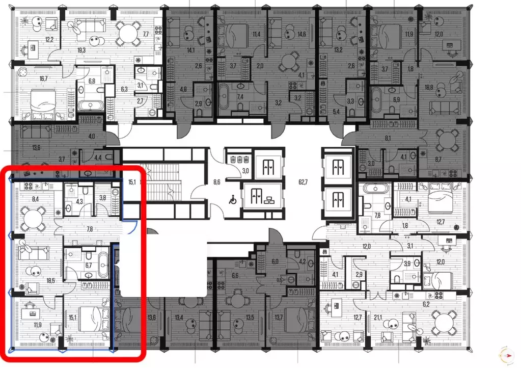 2-к кв. Москва Летниковская ул., 11к1 (76.5 м) - Фото 1