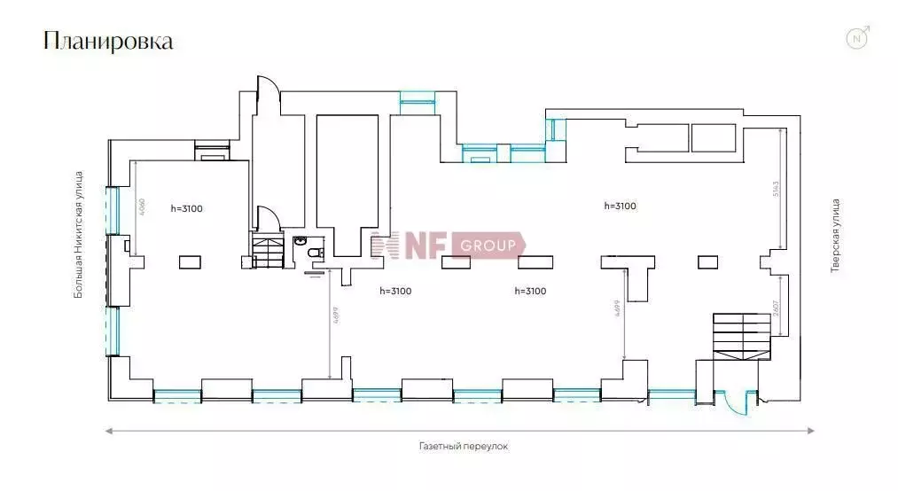 Торговая площадь в Москва Большая Никитская ул., 12 (249 м) - Фото 1