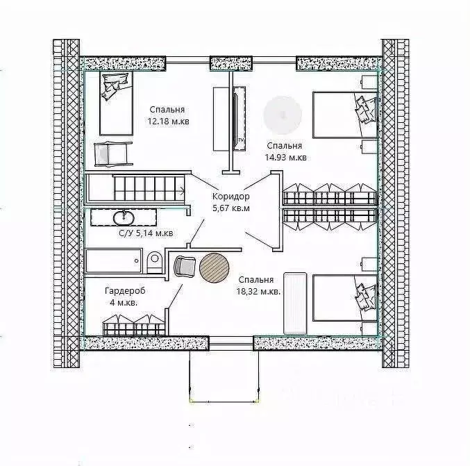 Дом в Пермский край, д. Устиново ул. Январская (123 м) - Фото 1