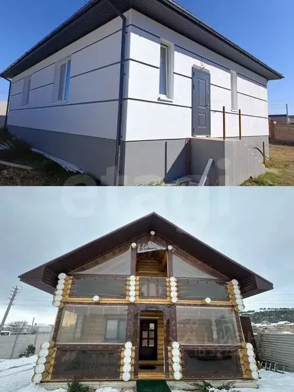 Дом в Крым, Симферопольский район, Трудовское с/пос, с. Строгоновка ... - Фото 1