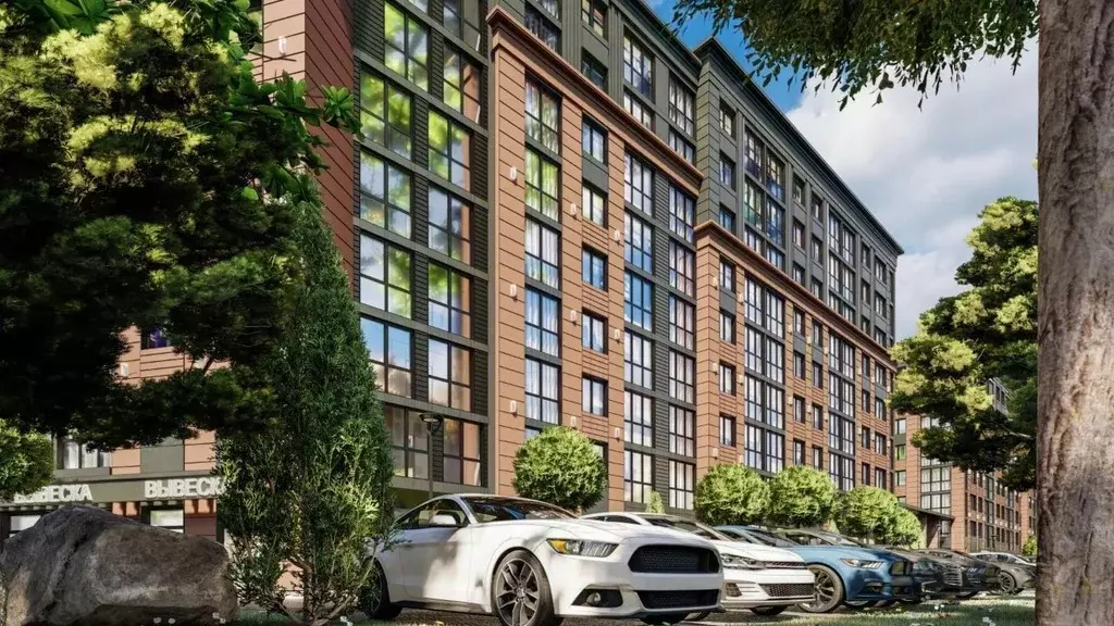 1-к кв. Калининградская область, Калининград Мой Город жилой комплекс ... - Фото 2