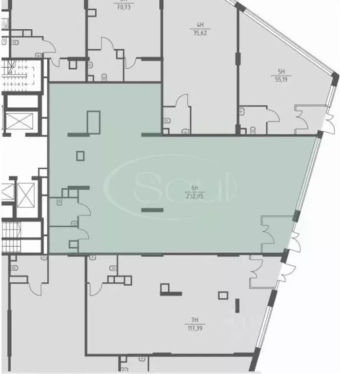 Торговая площадь в Московская область, Красногорск Спутник жилой ... - Фото 2