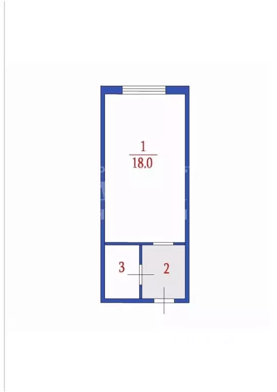 1-к кв. Кемеровская область, Кемерово Ногинская ул., 10 (24.0 м) - Фото 0