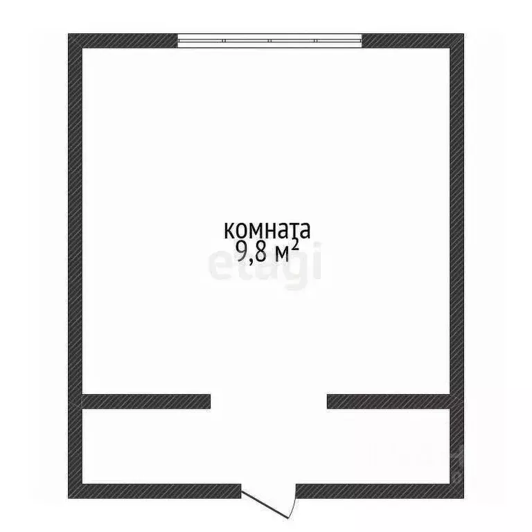 Комната Ленинградская область, Кириши Пионерская ул., 4 (9.8 м) - Фото 1