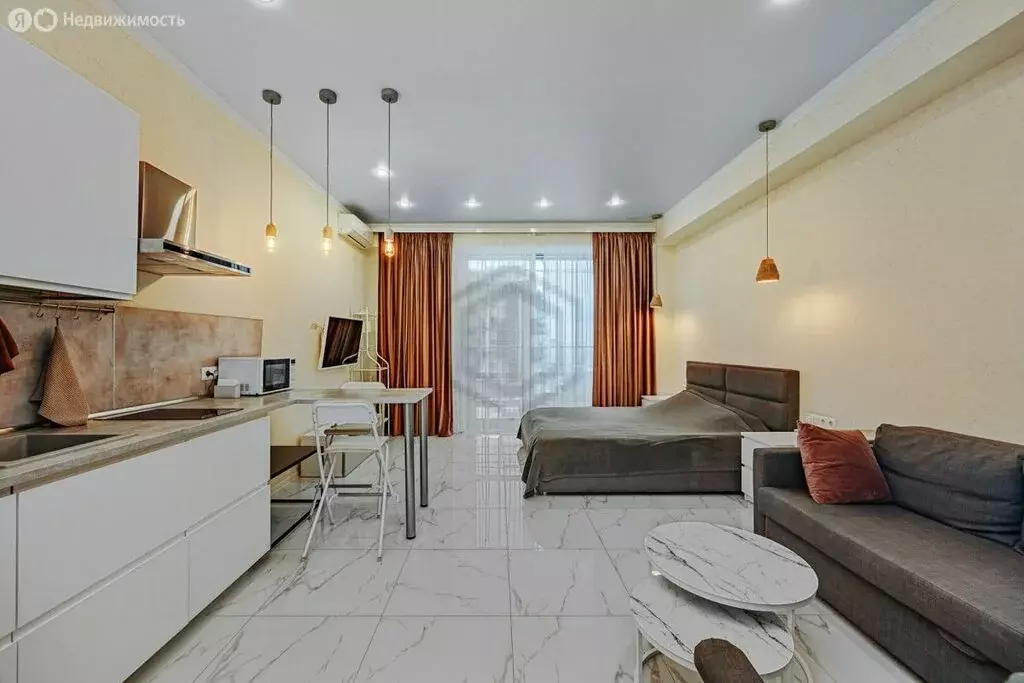 Квартира-студия: Севастополь, Парковая улица, 7 (37.1 м) - Фото 1