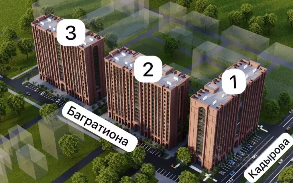Офис в Чеченская республика, Грозный ул. Багратиона, 37 (103 м) - Фото 0