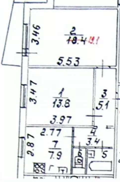 2-к кв. Вологодская область, Вологда ул. Гагарина, 54А (52.9 м) - Фото 1