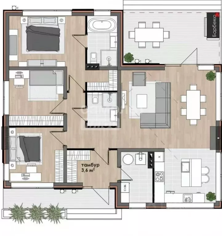 Дом в Московская область, Домодедово Бор кп, 82 (150 м) - Фото 2