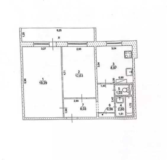 2-к кв. Ульяновская область, Ульяновск Фестивальный бул., 17 (53.11 м) - Фото 1