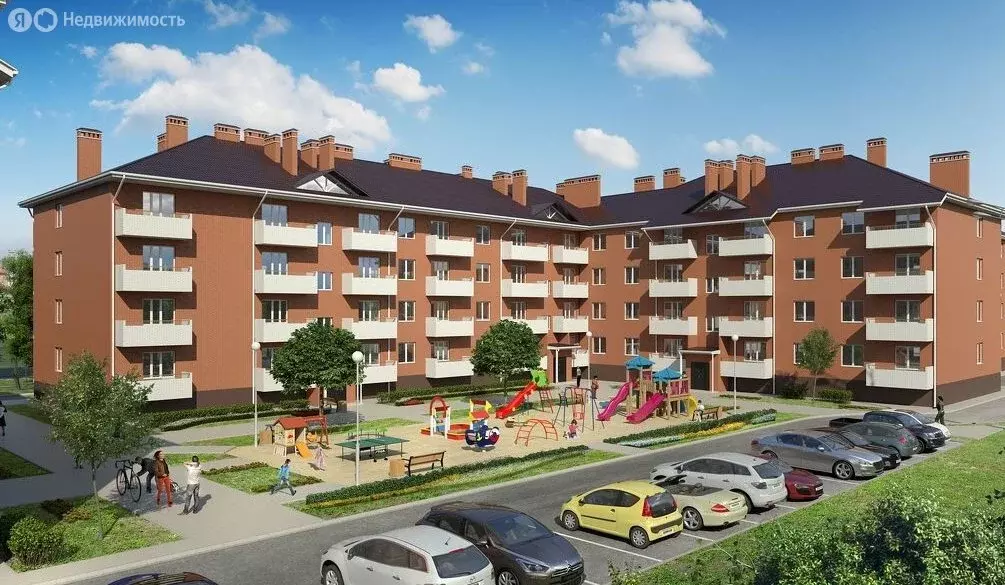 3-комнатная квартира: Новая Адыгея, Бжегокайская улица, 25к1 (66 м) - Фото 1