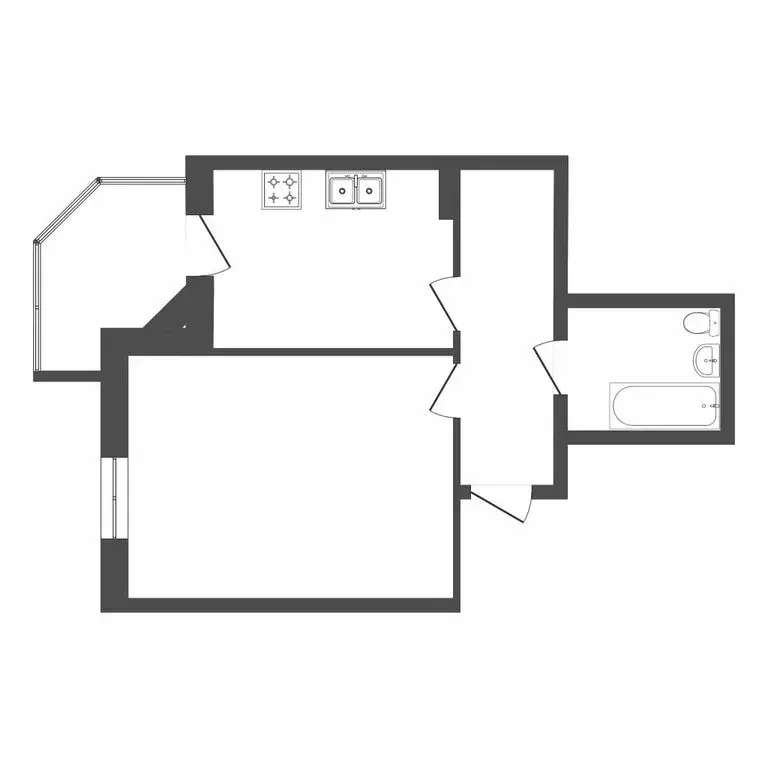 1-комнатная квартира: Тюмень, улица Муравленко, 9с1 (34.6 м) - Фото 1