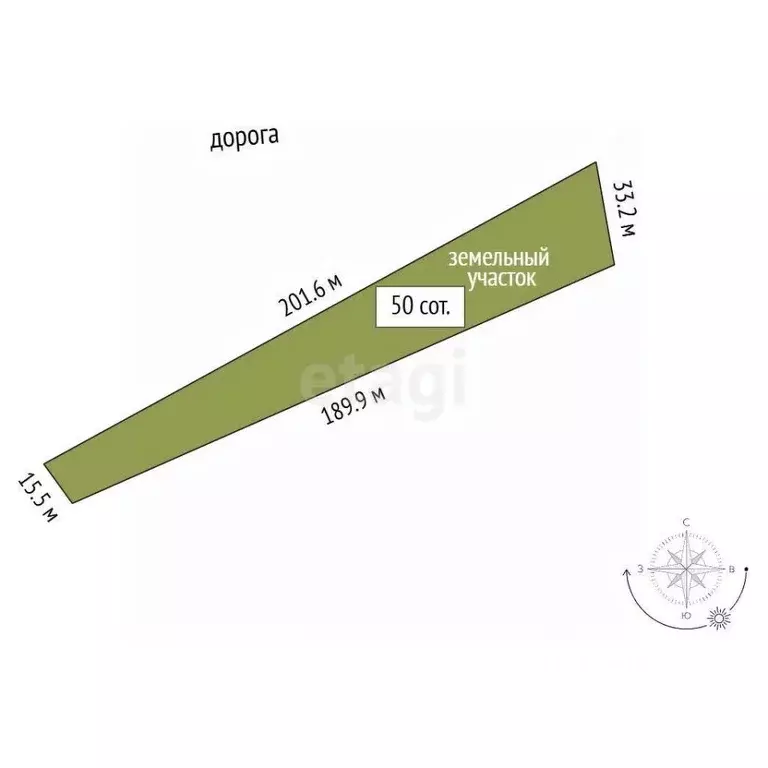 Участок в Крым, Ленинский район, Калиновское с/пос, Бухта Широкая СНТ ... - Фото 2