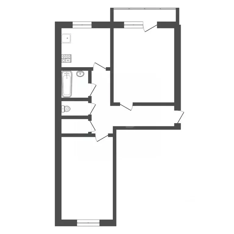 2-к кв. Тульская область, Суворов ул. Ленина, 9 (47.1 м) - Фото 2
