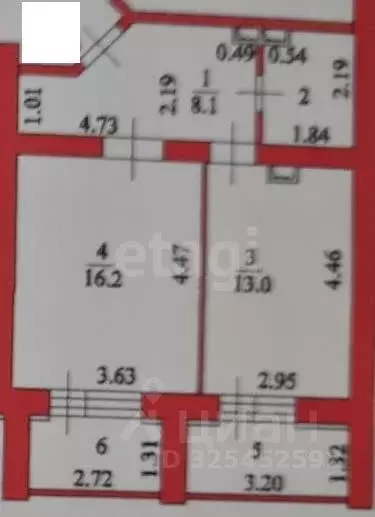 1-к кв. Пензенская область, Пензенский район, Засечный сельсовет, с. ... - Фото 2