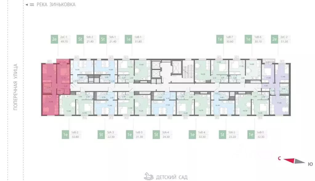 2-к кв. Ленинградская область, Всеволожское городское поселение, пос. ... - Фото 2