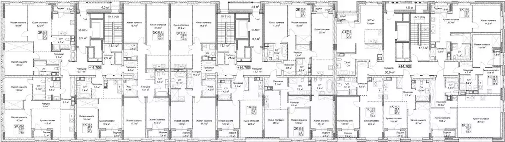 1-к кв. Нижегородская область, Нижний Новгород ул. Максима Горького, ... - Фото 2